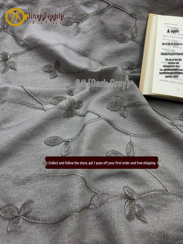2026 Spring/Summer Tie-Dye Tencel Embroidered Skirt Shirt Princess Dress Fabric