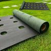 Double Layer Perforated Grass Proof Cloth Biodegradable Weed Control Ground Cover  Courtyards