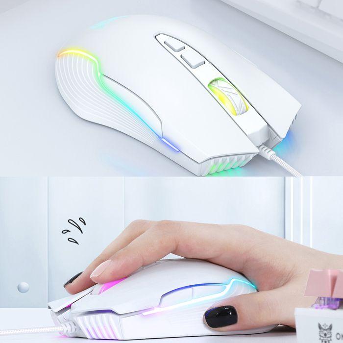 Souris Gaming - ONIKUMA - CW905 - LED RGB - 6400 DPI - 7 Boutons Programmables