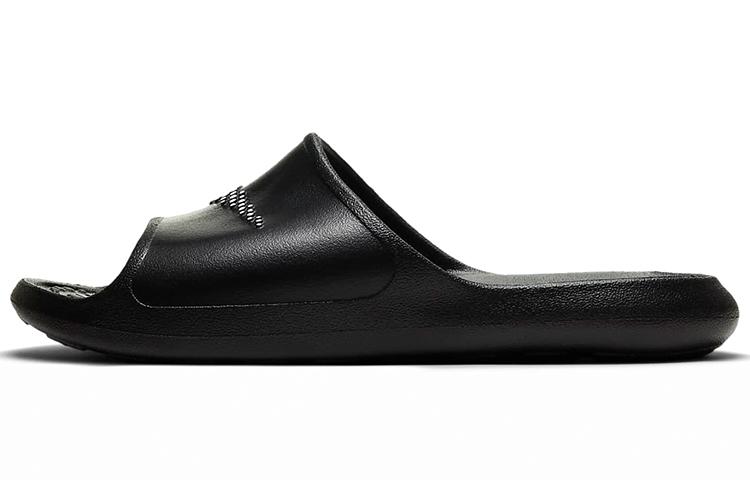 Nike Victori One Shower Slide Polka Dot Swoosh Black Women s CZ7836-001 36.5