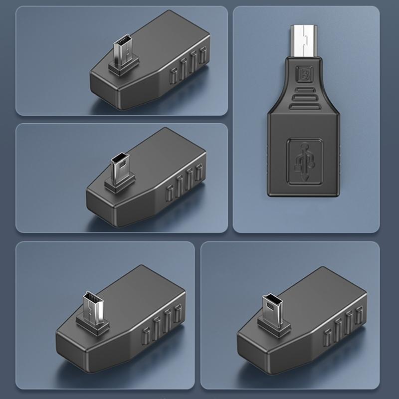 USB 5Pin To USB A Female OTG Adapter 480Mbps Data Transfer Charge Adapter for MP3, MP4 and Mobile Devices