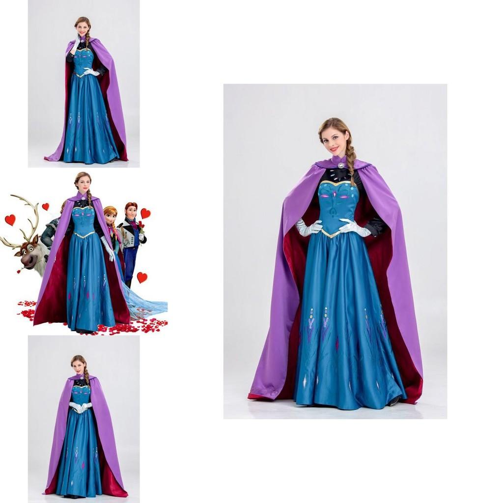 Striking Frozen Elsa Queen Dress For Women With Vibrant Colors And Comfortable Fit