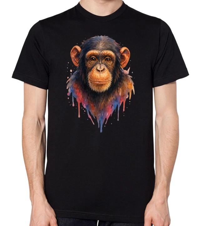 Chimpanzee Monkey Unisex T-Shirt L