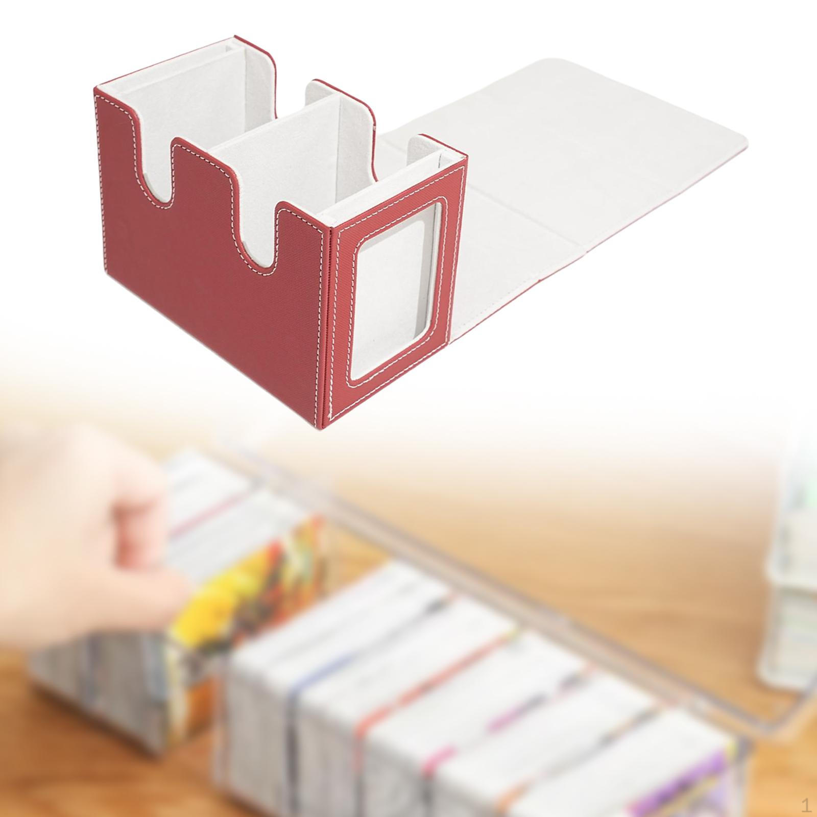 

Держатель для коробки для колоды карт, прочный, стильный, для коллекционных карт, многоцелевой, легкий red white