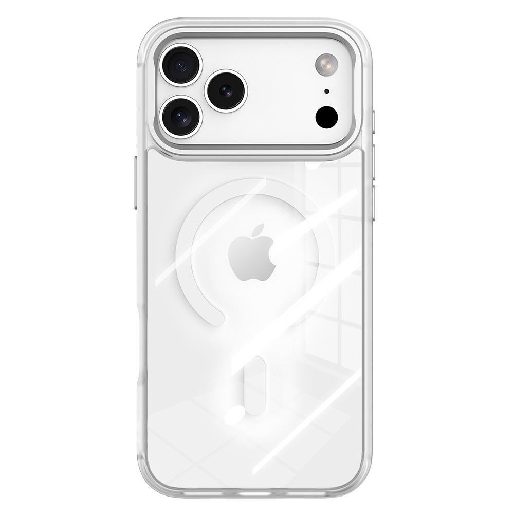 Applicable to Apple 17pro mobile phone case, advanced sense 16 replaceable back plate 15promax magnetic mobile phone case, light purple bird.