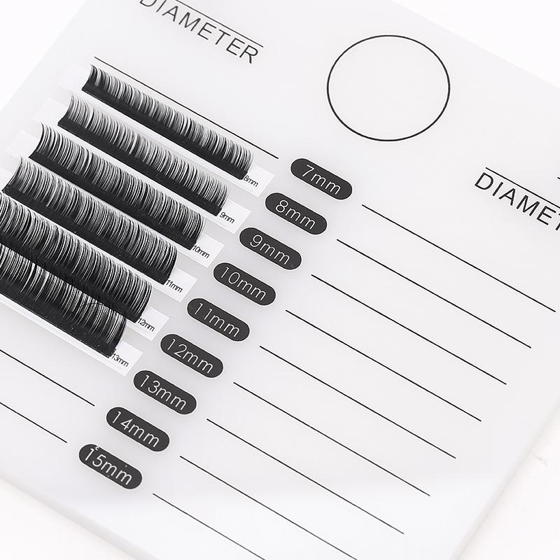 Acrylic False Eyelashes palette with Tick Mark Stand Pad Pallet Lashes Holder eyelash extension beauty tool
