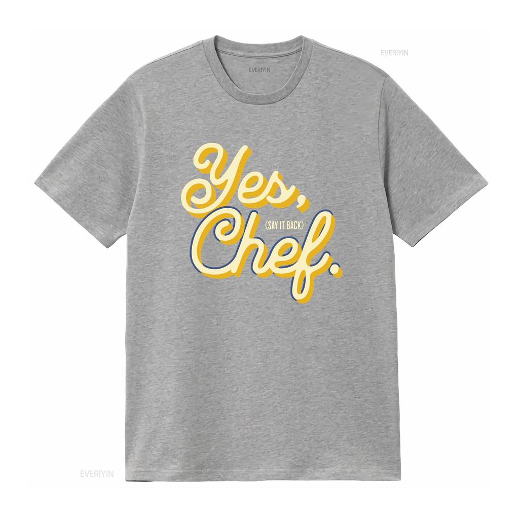 Ja Chef T-Shirt Inspiriert von der TV-Serie The Bear Vintage Gewaschen Bequem Stilvoll Lässig Streetwear Dehnbar Unisex Herren