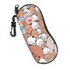 Bubu Dudu Merch Glasses Case for Girl Lightweight Zipper Eyewear Box Gift Eyewear Container