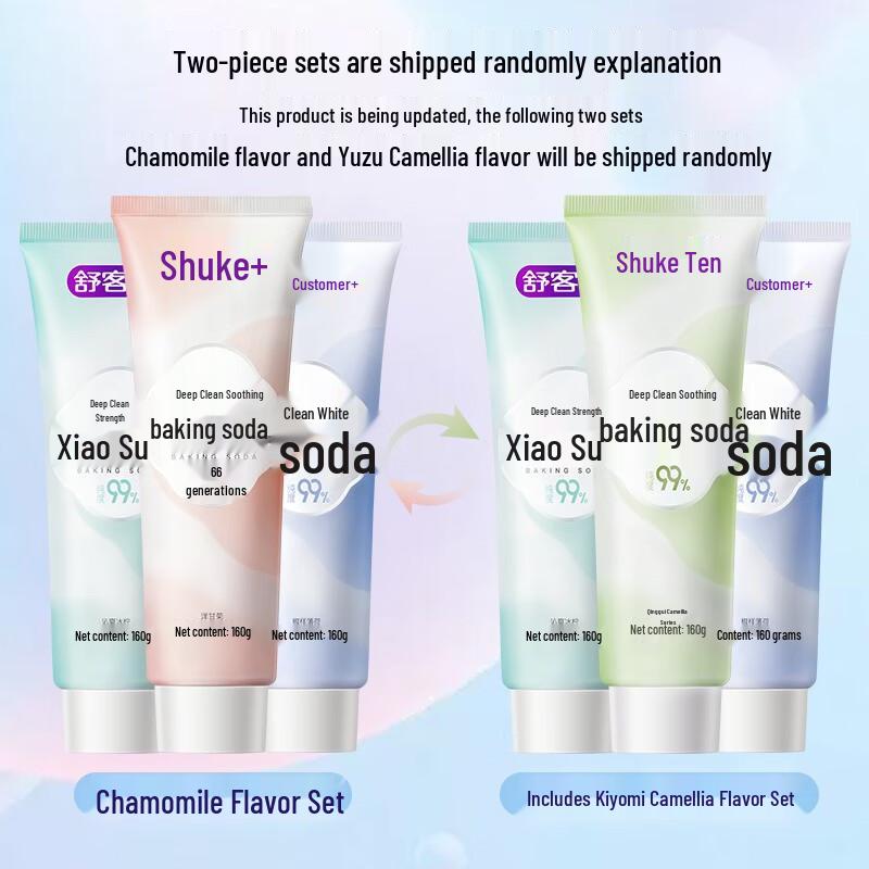 Shuke Baking Soda Fluoride Whitening Toothpaste