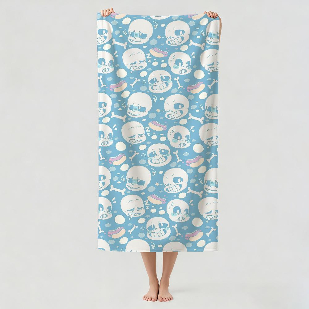 Adventure game U-undertale Towel Drying Bath Towel Applicable To Light Swimming Camping Yoga Beach Out