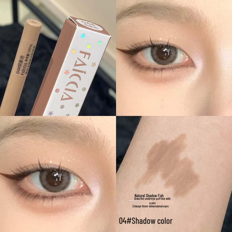 

FAICCIA Fei Xi Перламутровый карандаш для глаз Aegyo Sal Матовый и с блестками FA019 120mg