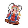 13cm Peking Opera Character MU Guiying Doll Chinese Statue Decorative Tabletop Ornament for Indoor Space Decor Multipurpose
