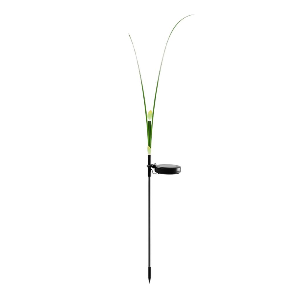 Solar Powered Outdoor Garden Light with Artificial Flower Design Solar Lawn Stake Lamp for Yard Pathway Decoration Waterproof Durable