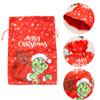 Christmas Decorations, Christmas Gift Bag Double Drawstring Drawstring Gift Bag Candy Bag Snack Bag Gift