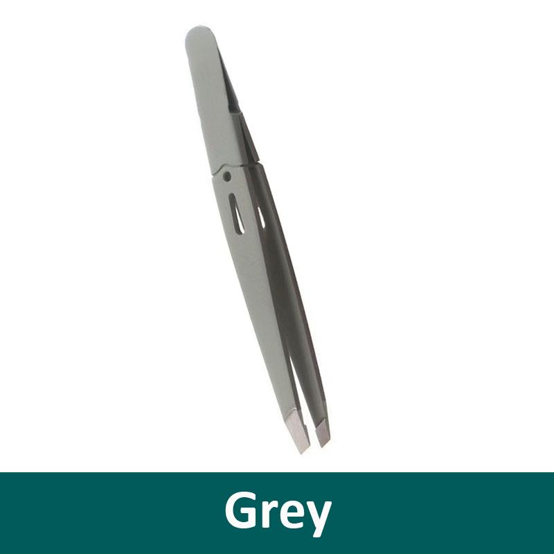 Augenbrauen-Pinzette, buntes Haar, Schönheit, feine Haare, Abzieher, Edelstahl, schräge Augenbrauen-Clips, zum Entfernen von Make-up-Werkzeugen