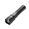 White Laser Zoom Long-Range Flashlight with Power Display Portable, Four-Level Adjustment