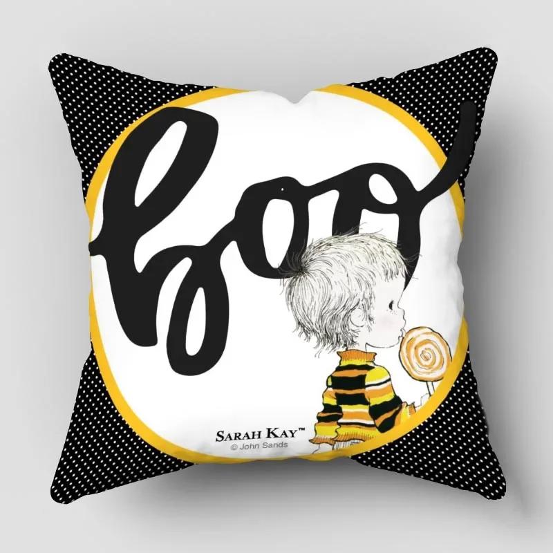 Kissenbezüge Sarah Kay Cartoon Kissenbezüge Dekokissen für Sofa Autodekoration Kissenbezug WJY12.25