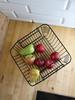 Black Tiered Metal Basket For Fruit And Vegetables