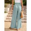 Women's casual pants loose solid color wide-leg pants