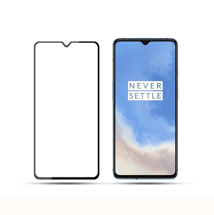 

AMORUS Full Glue Full Screen Silk Printing Tempered Glass Protector for OnePlus 7T/Realme X2 Pro Type A