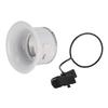 10X Magnification Clip on Watch Magnifying Glasses Smooth Surface Rounded Edges Watch Repair Magnifier White Jewelry Tool