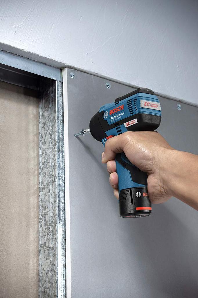 Bosch Professional Cordless Impact Driver Charger Sold 10.8V (Body Only, Separately) GDR10.8V-ECH