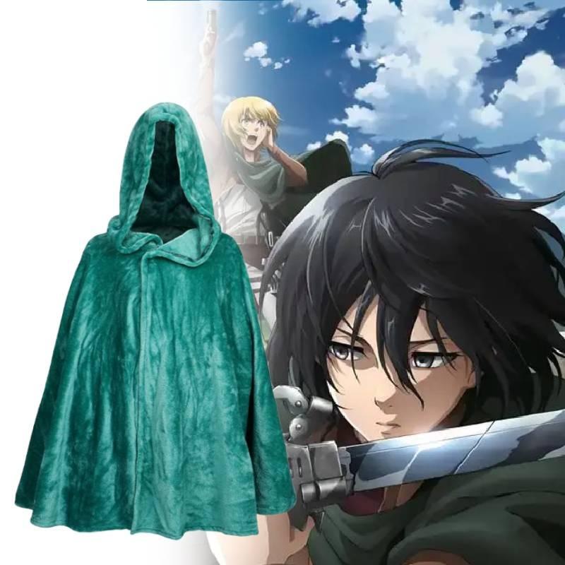 Attack Titan On Green Cloak Cosplay Costume Halloween Party Stage Performance