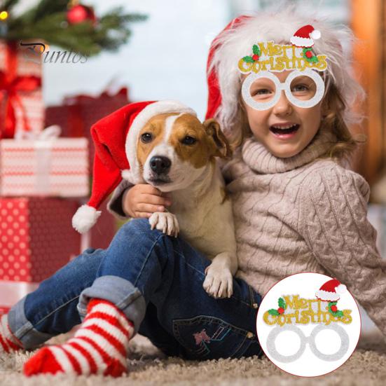 Xmas Eyeglasses Eye-catching Exquisite Lovely Multiple Styles Christmas  Decoration Christmas Funny Eyeglasses for Party