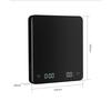 Usb Digital Coffee Scale Rechargeable Led Screen 0.1G High Accuracy Kitchen Espresso Brewing Measuring Timer Scale Home Cafe Use