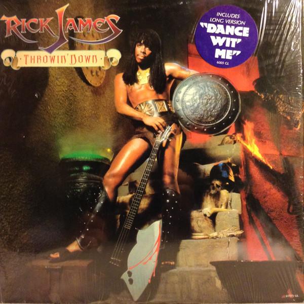 LP Record RICK JAMES - Throwin' Down 6005GL GORDY 1982 US Soul/Funk Used