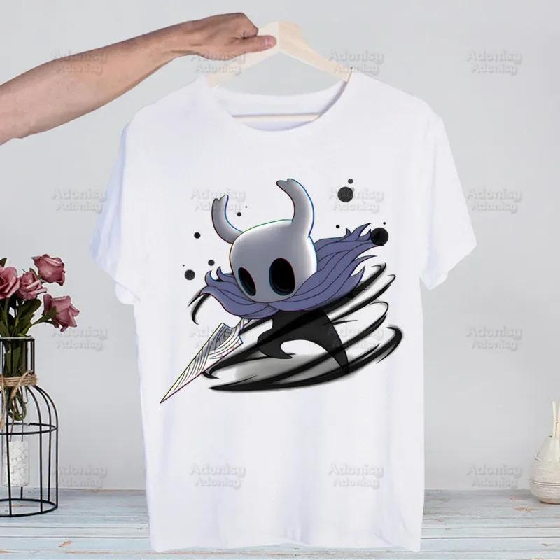 Hollow Knight Game Shirt Novelty  Vintage Crew Hollow Crew Team Neck  Unisex's T-Shirt Wo Unisex Top Tee Gift Streetwear Shirt