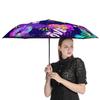 1 Pack Automatic Umbrella With Strong Windproof Ribs And Waterproof Coating For Travel Use In Graffiti Accent Look