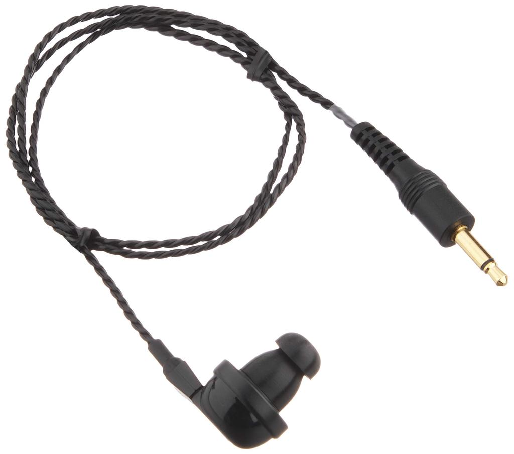 Alinco EME-66B In-Ear Earphones with Twisted Cable (Compatible with DJ-PX5)