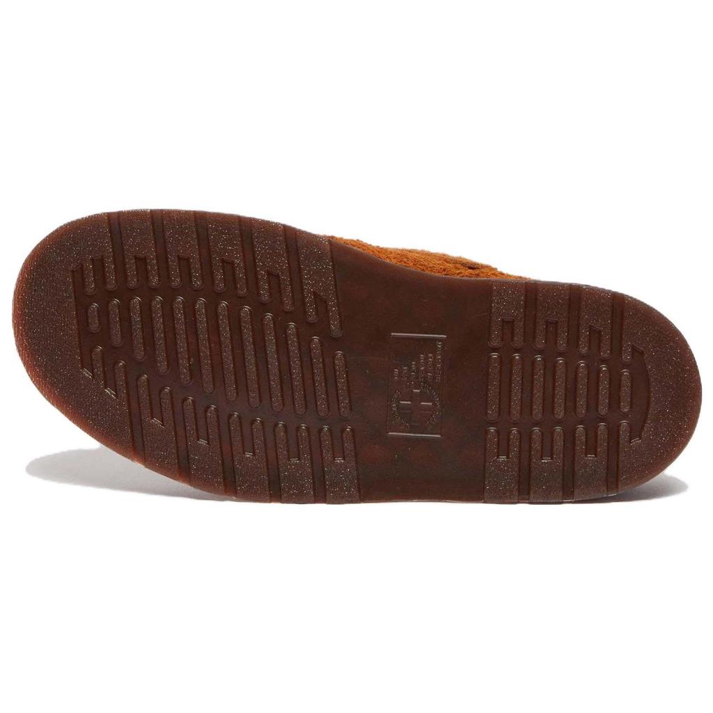Dr. Martens Isham Faux Shearling Lined Unisex Pecan Brown Long Napped Suede 30901363