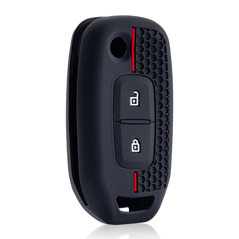 Silicone Key Holder Keychain For Renault Logan 2 Stepway Sandero Duster   Car Key Cover Case Protection Shell