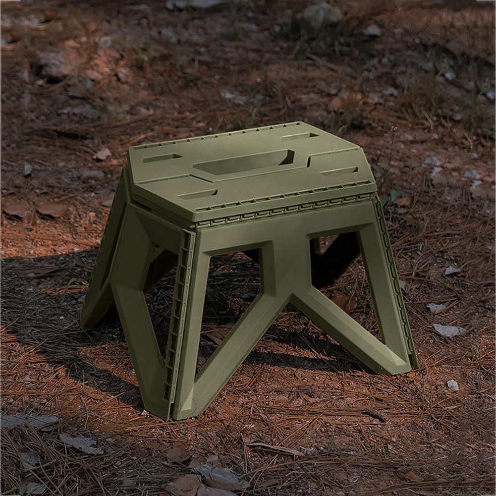 Foldable Triangle Stool Portable Mini Camping Stool High Load-Bearing Collapsible Fishing Stool for Home Kitchen Outdoors
