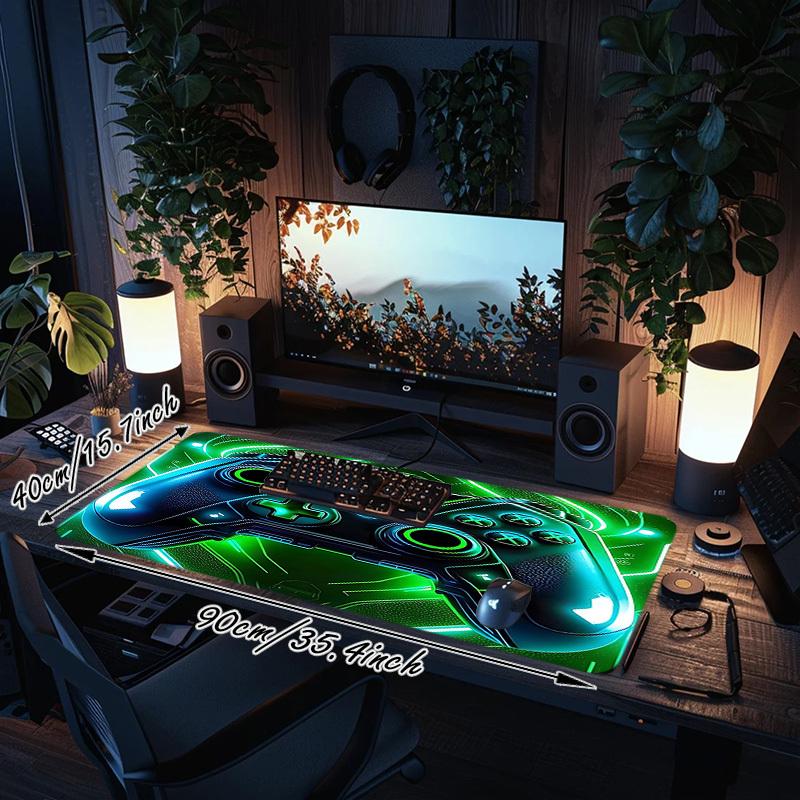 1PC Gamepad Controller Large Durable Mouse Pad Suitable for Office Desks, Gaming Desktops.Non-Slip Back P18