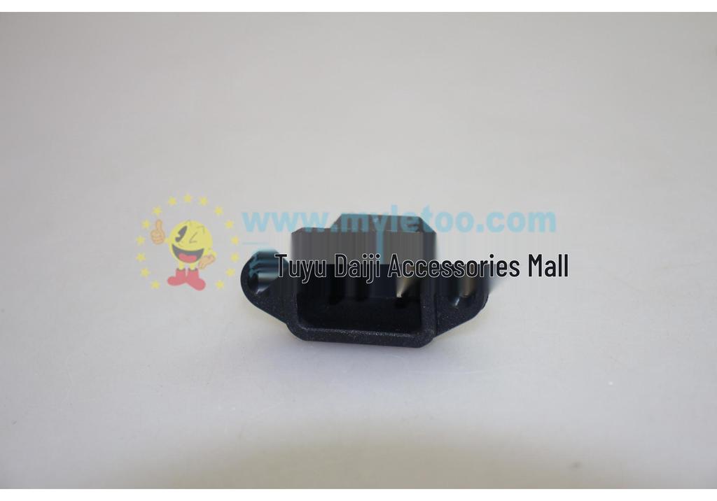 Game Console 220V C13 Power Socket with Copper Pins, 3-Pin Black with Ears