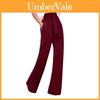 Elegant Womens Casual Soft Flare Pants With High Waist And Comfortable Drawstring