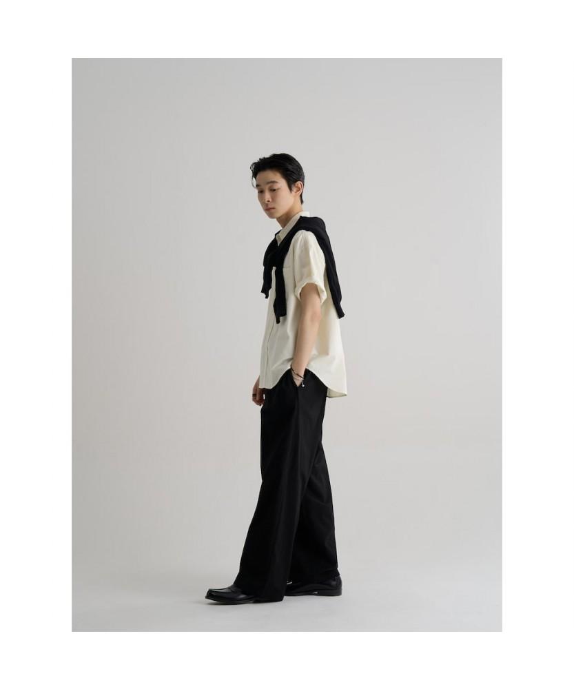 8SECONDS Cotton Spandex Balloon Fit Pants Black