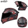 New National Standard Motorcycle Helmet Male Full Personality Four Seasons Electric Vehicle Safety Large Tail Fin Unveiled