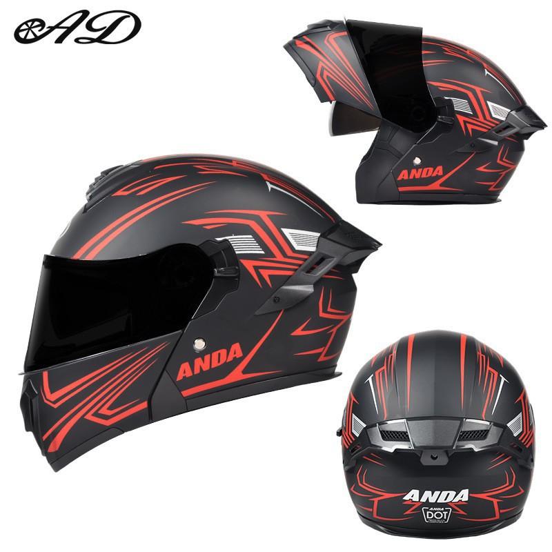 New National Standard Motorcycle Helmet Male Full Personality Four Seasons Electric Vehicle Safety Large Tail Fin Unveiled