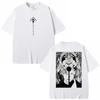 2026 Summer New Anime Jujutsu Kaisen Satoru Gojo T Shirt Men Women Hip Hop Streetwear T-shirt Retro Vintage Graphic Oversized T Shirt