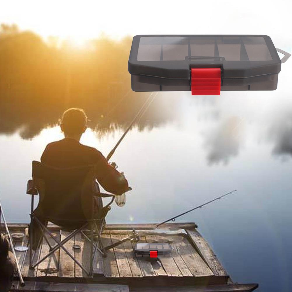 Multi-function Fishing Bait Box Waterproof Portable Fishing Suitcase Removable Dividers Fish Tool Storage Organizer Fishing Tool