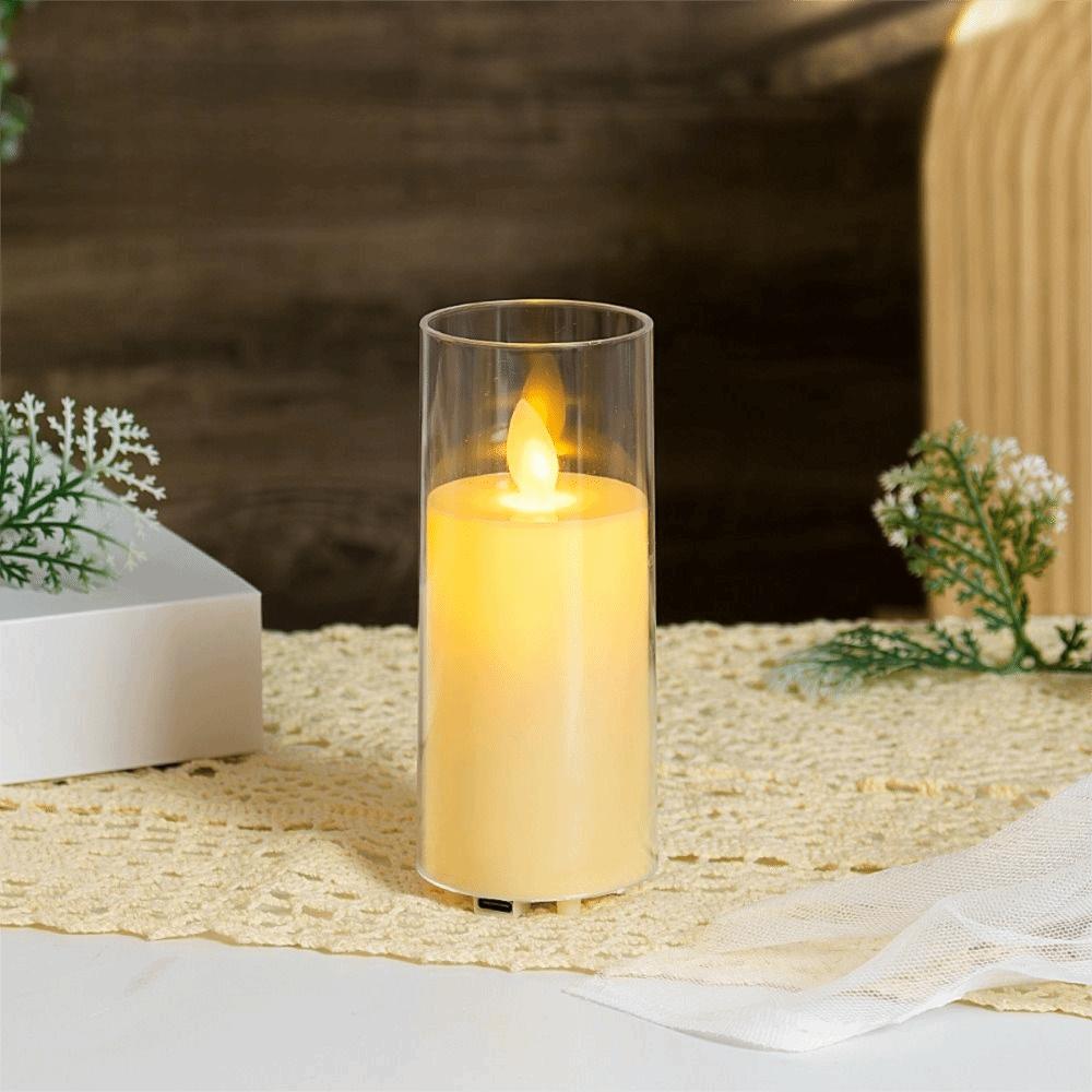 with Remote Control LED Flameless Candles Fake Candle Lights  Restaurant Lighting