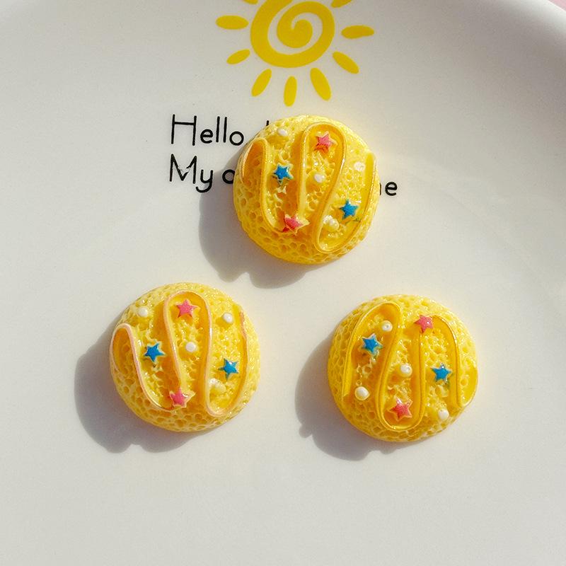 Cartoon-Käse-Harzschmuck, Handyhüllen-Abdeckung, Haarspangen-Aufnäher, DIY-Sahnekleber-Zubehör