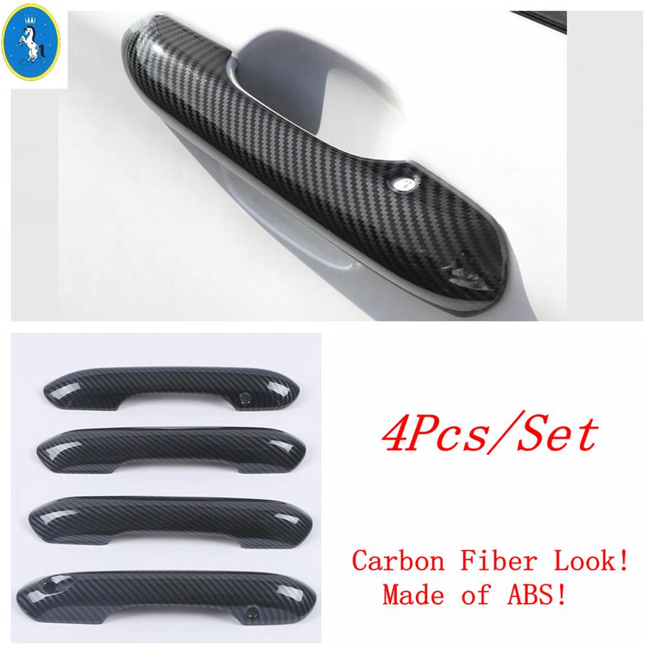 Door Pull Doorknob Handle Catch Grab Cap Cover Trim For Ford Explorer  -  ABS Chrome / Carbon Fiber Look Car Accessories