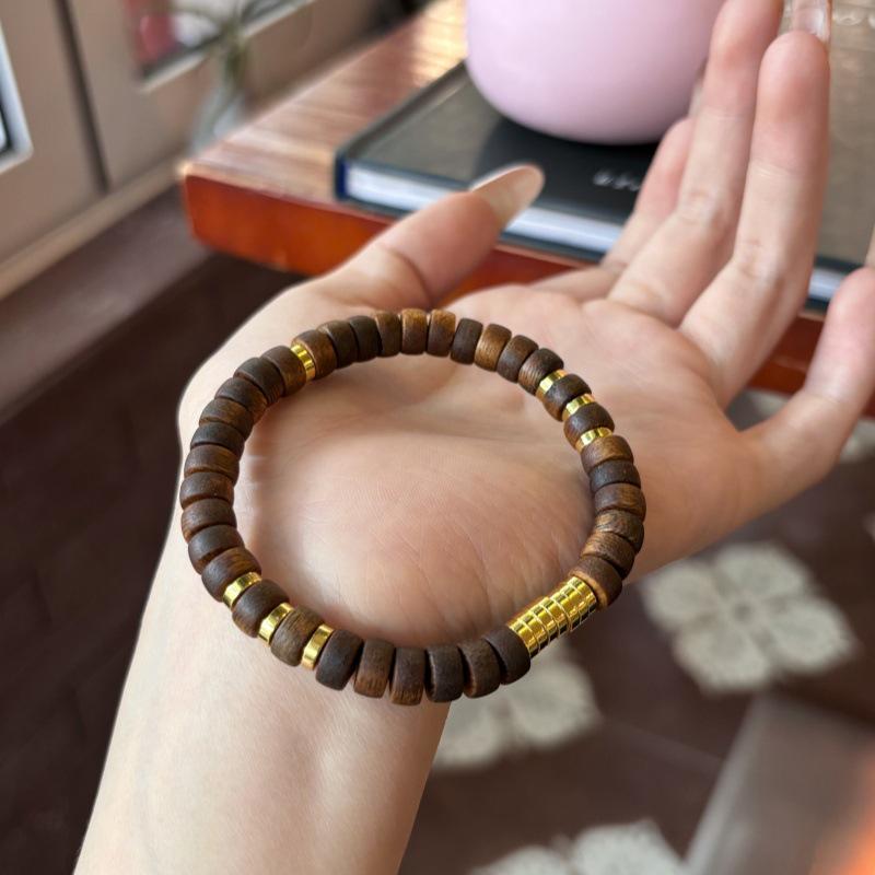 Hainan Agarwood 6mm Abacus Bead Bracelet - E-commerce Bestseller
