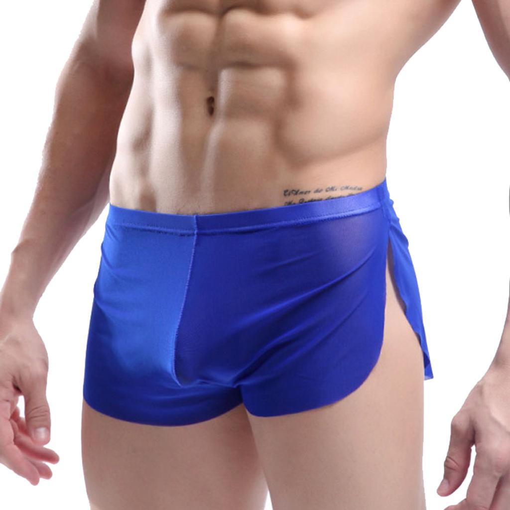 Men's Spring and Summer Ultra-thin Leisure Home Soft Mesh Breathable Underwear