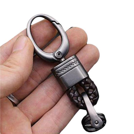 

Цепочка ручной плетеной веревки с карабином для мужчин и женщин, кольцо-держатель для ключей на талии M